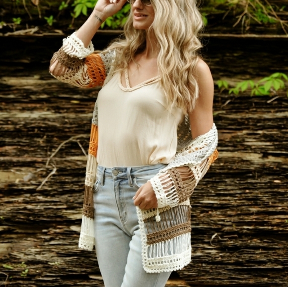 1 left💥 New boutique Crochet cardigan - Picture 8 of 13